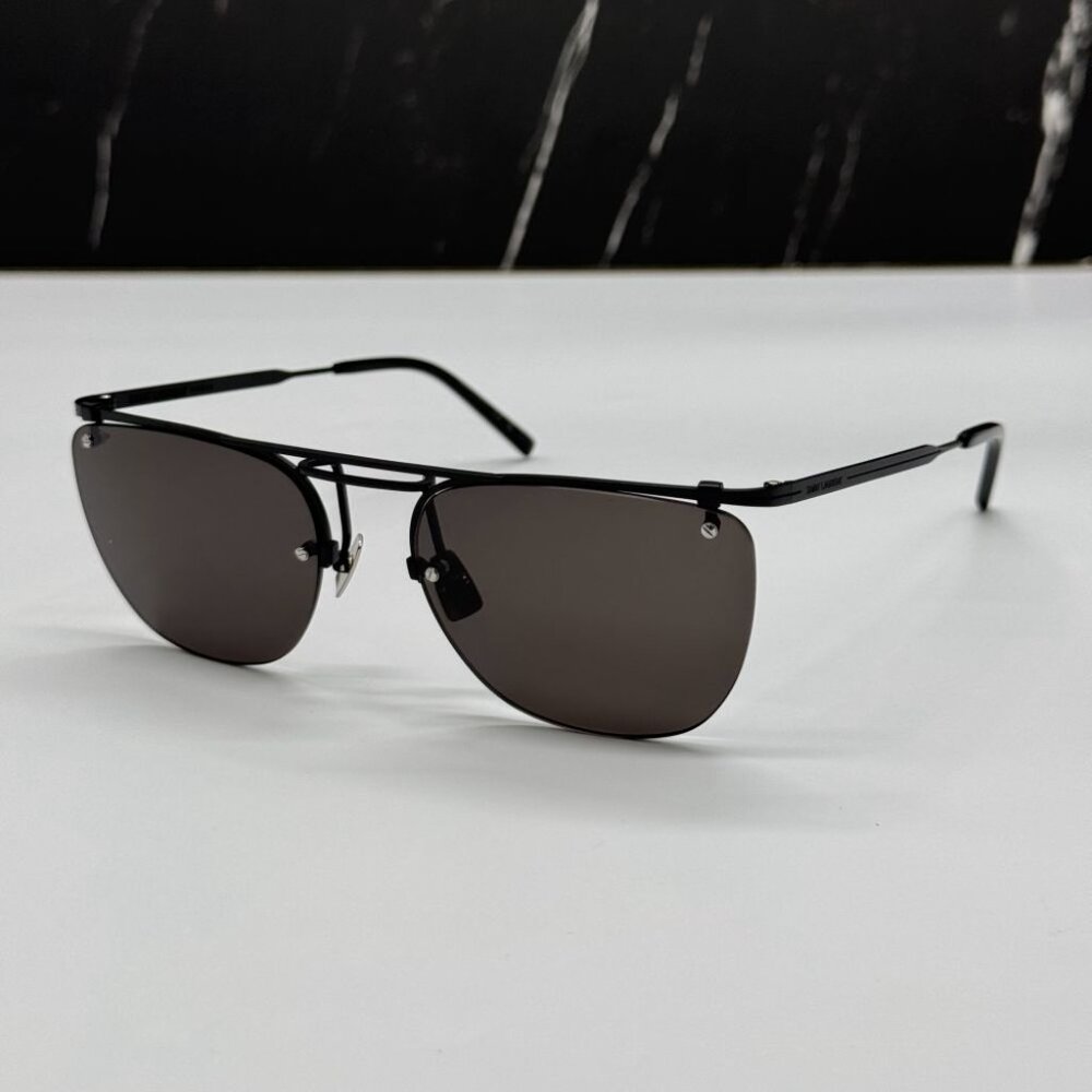 NEW SAINT LAURENT SL600 001 BLACK UNISEX SUNGLASSES SAINT LAURENT SL600 001 - Picture 3 of 14